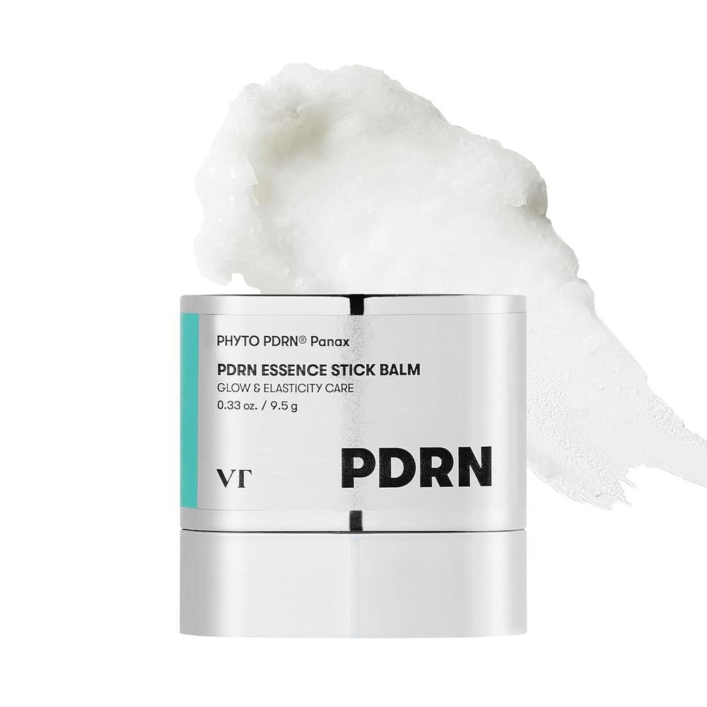 VT COSMETICS PDRN Essence Stick, bálsamo de colágeno multiarrugas todo en uno para ojos y cuello, base de maquillaje brillante