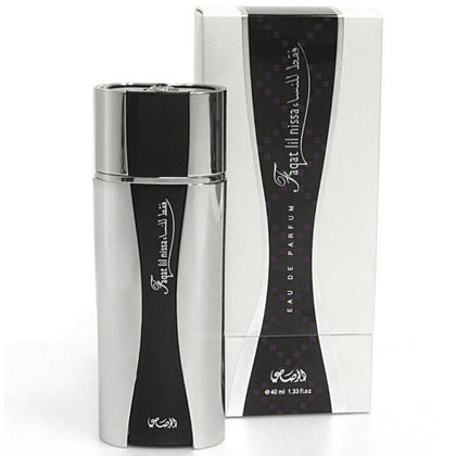 RASASI Faqat Lil Nissa Women EDP con aromas árabes lujosos y de larga duración, perfume para mujeres modernas