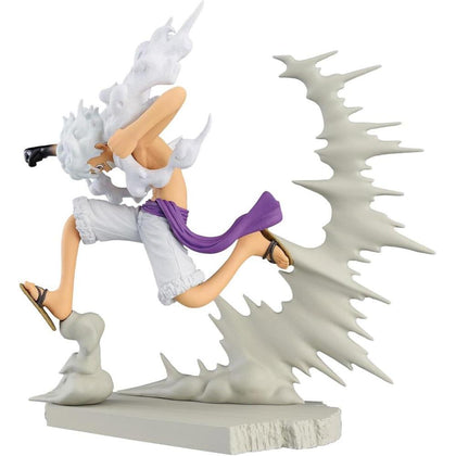 Banpresto - Una pieza - Monkey D. Luffy Gear 5, figura de Bandai Spirits Senkozekkei