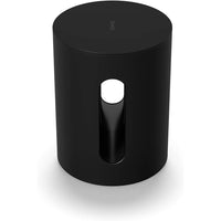 Sonos Sub Mini - Subwoofer inalámbrico compacto en color negro de alta calidad para sonido envolvente