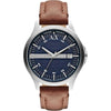 Armani Exchange - Reloj de cuarzo elegante de acero inoxidable para hombre, ideal para cualquier ocasión de vestir