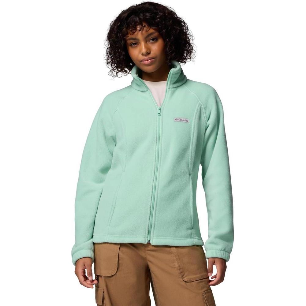 Chaqueta Benton Springs con cremallera de Columbia para mujer, forro polar suave y bolsillos de seguridad
