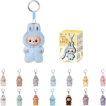 POP MART The Monster Series - Caja ciega con colgante de felpa, juguetes Labubu, regalos para niñas y niños, caja individual