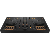 Pioneer DJ DDJ-FLX4 Controlador de 2 canales Rekordbox y Serato DJ con salida USB, integración de streaming, grafito