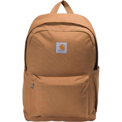 Carhartt Essentials - Mochila repelente al agua con funda para laptop, ideal para viajes y trabajo, Carhartt Brown