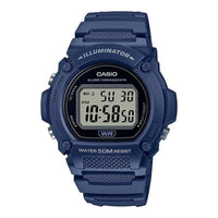Casio W219H Series - Reloj Digital para Hombre con LED, Cronómetro, Alarma Diaria y Calendario Automático