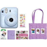 FUJIFILM Instax Mini Blue Holiday Bundle 2025 - Cámara Instantánea En Color Pastel Azul