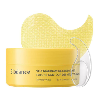 BIODANCE Parches Hidrogel con Niacinamida para Ojos, Mejora de Ojeras y Manchas en la Cara, Esenciales de Viaje