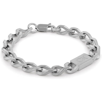 Pulsera de eslabones para hombre de Calvin Klein, de cadena y cierre seguro, diseño contemporáneo y elegante