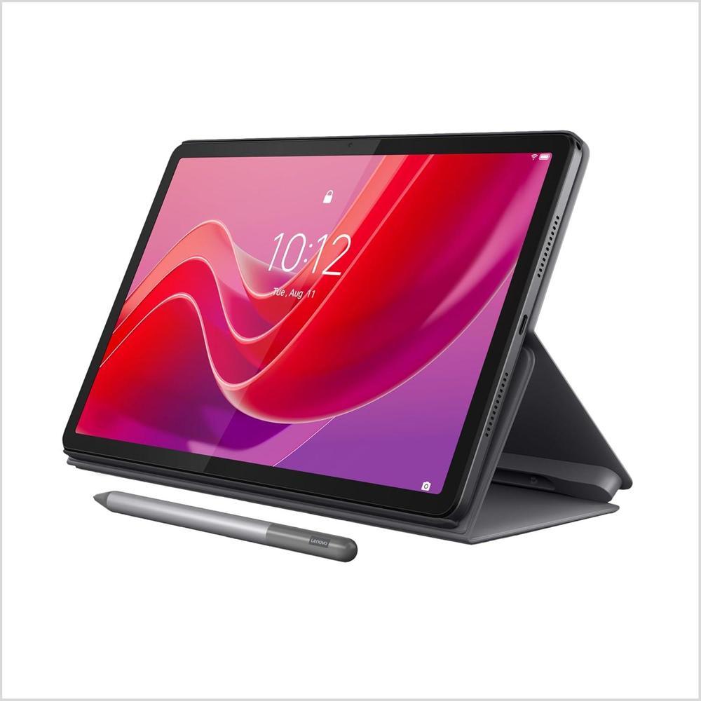 Lenovo Tab M11 Pantalla 11" MediaTek Helio G88 4GB RAM SSD 128GB Sensor Luz Batería 10 Horas Funda Folio