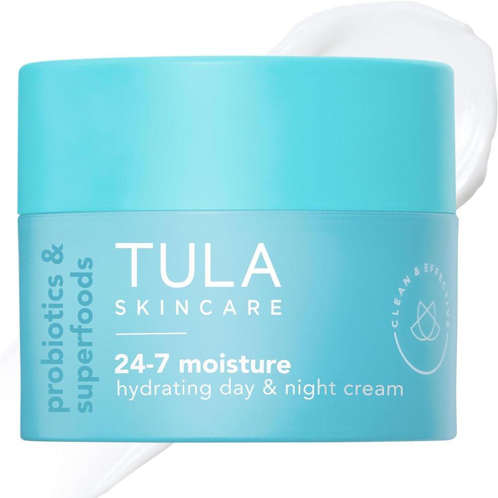 TULA Skin Care Crema Hidratante Día Y Noche 24-7 Con Extractos De Sandía Y Manzana