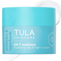 TULA Skin Care Crema Hidratante Día Y Noche 24-7 Con Extractos De Sandía Y Manzana