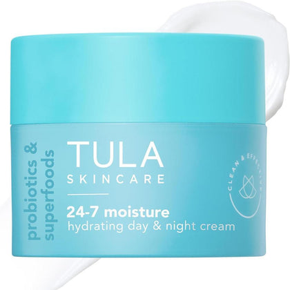 TULA Skin Care Crema Hidratante Día Y Noche 24-7 Con Extractos De Sandía Y Manzana
