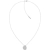 Collar de mujer Calvin Klein de acero inoxidable con cristales y diseño escultórico reversible de doble cara