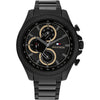 Reloj Multifunción Hombre Tommy Hilfiger, Caja Acero Inoxidable, Diseño Deportivo e Inspirado en Carreras, Resistente al Agua