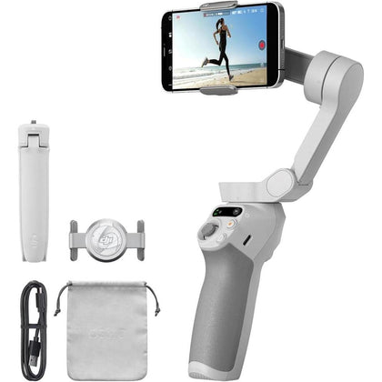 DJI Osmo Mobile SE, cardán de teléfono de 3 ejes compatible con iPhone y Android, trípode y selfie stick integrados, ActiveTrack 6.0