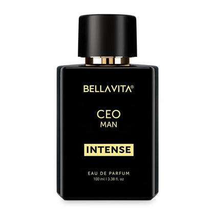 Bellavita Luxury CEO MAN Intense Eau De Parfum, perfume vegano y libre de crueldad con bergamota, lavanda y orquídea