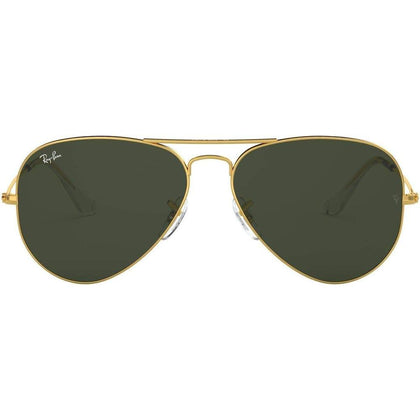Lentes de sol clásicos aviador Ray-Ban RB3025 con protección ultravioleta, incluye estuche y paño de limpieza