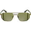 Gafas de sol rectangulares Calvin Klein Jeans CKJ25202S con marco metálico y detalles elegantes