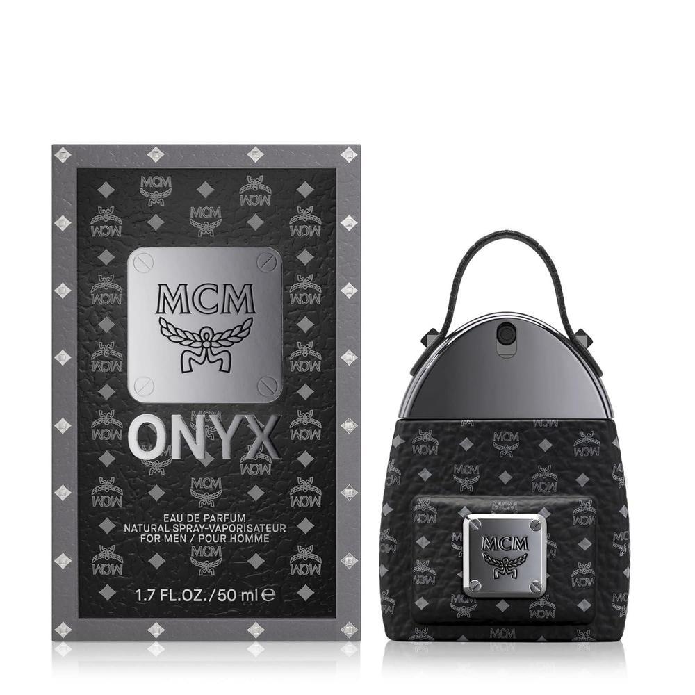 MCM ONYX Eau de Parfum, fragancia masculina de larga duración con esencia Woody Fougère en formato spray