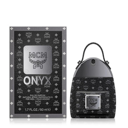 MCM ONYX Eau de Parfum, fragancia masculina de larga duración con esencia Woody Fougère en formato spray
