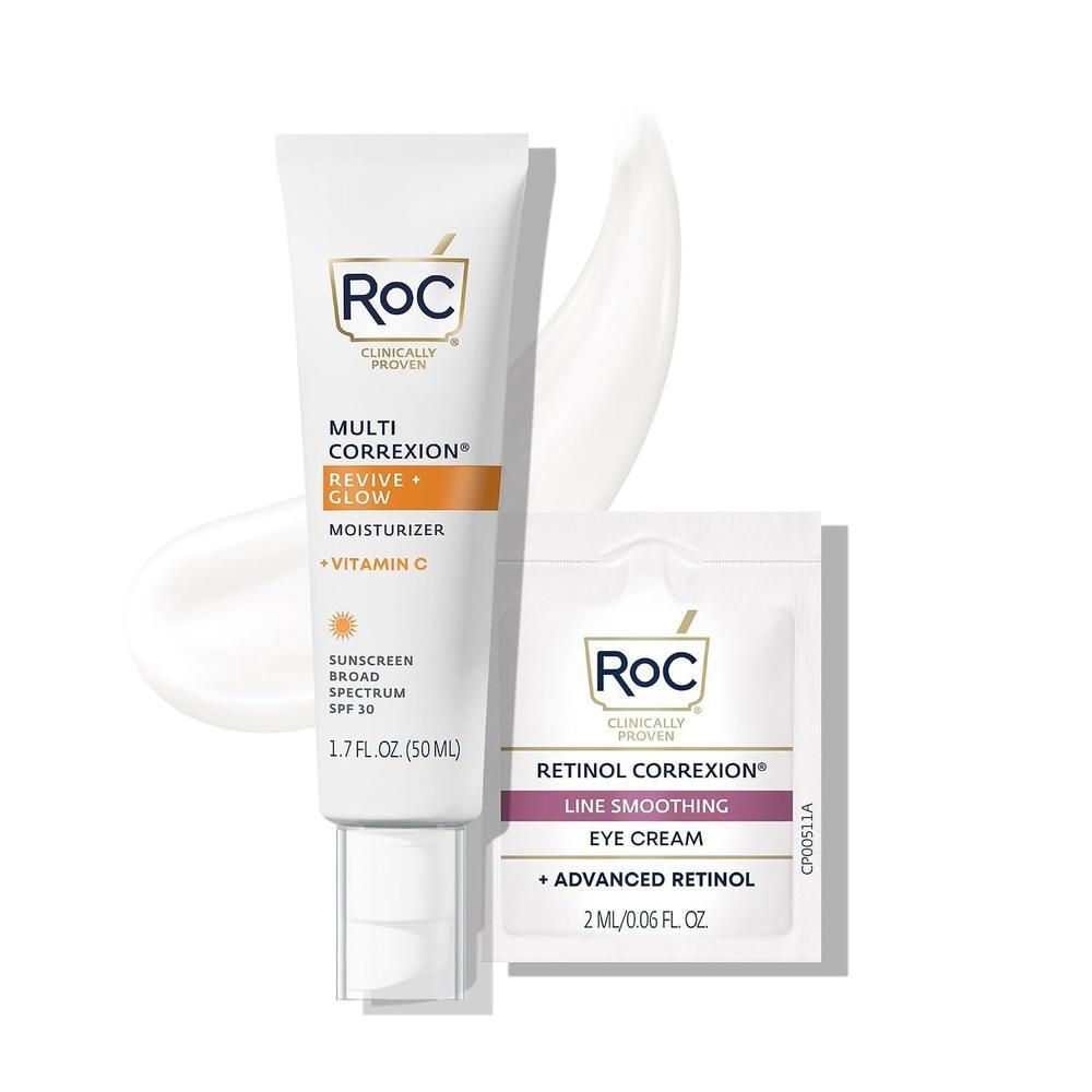 Roc Multi Correxion Revive + Glow Protector Solar Spf 30 Hidratante Facial 50ml