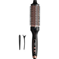 Wavytalk Cepillo Térmico Blowout Boost, Rizador de Cepillo Redondo Calentado de Doble Voltaje, Cerámica, Tecnología Iónica