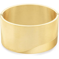 Calvin Klein Pulsera para mujer con diseño minimalista y elegancia máxima, acabados pulidos y cepillados contrastantes