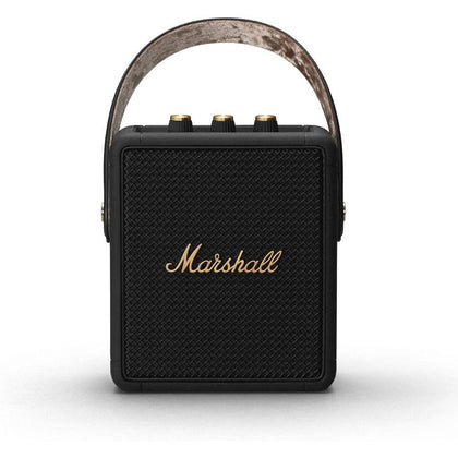 Marshall Stockwell II - Altavoz Bluetooth portátil con más de 20 horas de reproducción, resistente al agua y diseño compacto