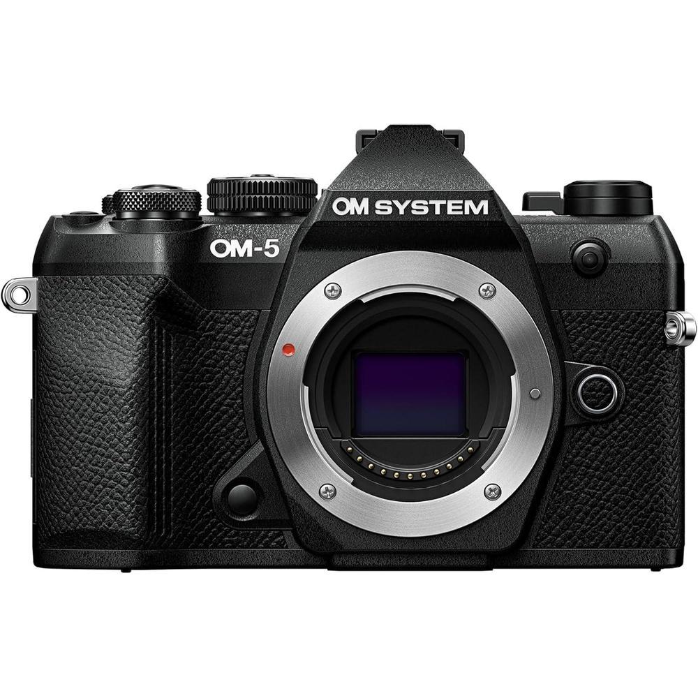 OM SYSTEM OM-5 Mark II Cuerpo Negro Compacto Ligero Sellado Cámara de Video 4K Ideal para Viajes al Aire Libre