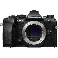 OM SYSTEM OM-5 Mark II Cuerpo Negro Compacto Ligero Sellado Cámara de Video 4K Ideal para Viajes al Aire Libre