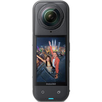 Cámara de acción Insta360 X5 8K sumergible con efecto selfie invisible, estabilización y lentes reemplazables