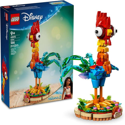 LEGO Disney Moana 2 Heihei - Juguete de construcción para niños y niñas, regalo para fanáticos de Moana y Disney, Juego Pascua - 43272
