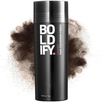 Fibras capilares Boldify marrón oscuro para cabello fino, oculta pérdida de cabello y engruesa en segundos, para mujeres y hombres