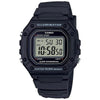 Casio Serie W218H, reloj digital para hombre, sumergible, con cronómetro, cronógrafo, LED y alarma