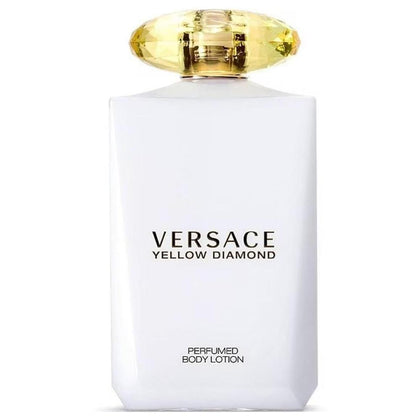 Versace Loción Corporal Diamante Amarillo, aroma floral, 200ml. Hidratación y luminosidad para la piel