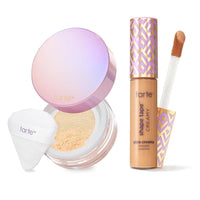 Tarte Corrector Cremoso Shape Tape y Polvo Ajuste Sin Arrugas para Acabado Impecable