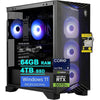 MSI Aegis R2 AI 2nd Gaming Desktop Intel 24-core Ultra 9, 64GB RAM, 4TB SSD, GeForce RTX 5070 Ti, 5Gb LAN, Wi-Fi 7