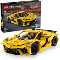LEGO Technic Chevrolet Corvette Stingray, set de construcción para niños y niñas, modelo de automóvil de exhibición, regalo ideal