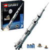 LEGO 92176 Ideas NASA Apollo Saturn V, cohete espacial y vehículos, set de construcción de coleccionista con soporte de exhibición
