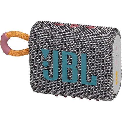 JBL Go 3 - Mini altavoz Bluetooth portátil, audio grande, graves fuertes, impermeable, a prueba de polvo, 5 horas de reproducción