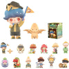 POP MART DIMOO Jurassic World Series, figuras de acción coleccionables en caja ciega de diseño aleatorio
