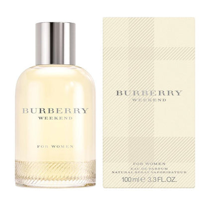 Burberry Weekend Eau De Parfum para mujer con notas de mandarina, rosa, flor de durazno y sándalo, larga duración