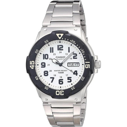 Reloj Unisex Casio MRW200H: Caja Acero, Banda Resina, Sumergible 100M, Mecanismo Cuarzo, Batería 3 Años, Calendario