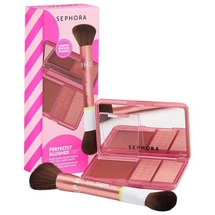 Perfectly Blushed Set de Maquillaje: Rubor y Brocha