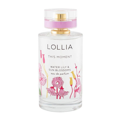 Lollia This Moment Eau de Parfum, Water Lily & Sun Blossoms – Perfume cautivador para mujer, fragancia única en espray