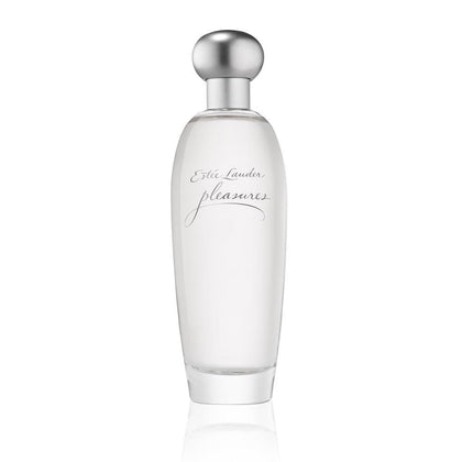 Estée Lauder Pleasures Eau de Parfum Spray, fragancia floral para mujer con notas de lirio, peonía y jazmín, cautivadora y optimista