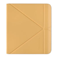 Kobo Libra Colour SleepCover | Amarillo mantequilla | Tecnología Sleep/Wake, soporte de 2 vías, cuero vegano, compatible