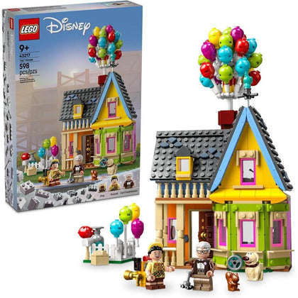 LEGO Disney Pixar Up House, juego de construcción creativo con piezas icónicas para niños y adultos fanáticos de Disney