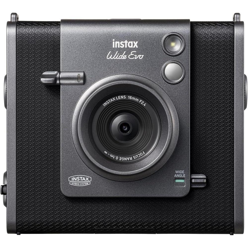 Cámara de película instantánea Fujifilm INSTAX Wide Evo con efectos creativos y monitor LCD
